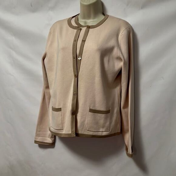SANDRA SILK‎ BLEND  2 PIECE SWEATER SET SIZE M - Picture 1 of 5